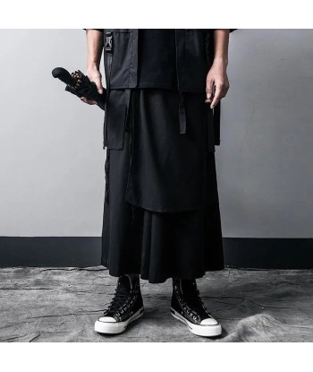 Unisex Techwear Pants in Gothic Style with Wide Leg ouvre sa boutique