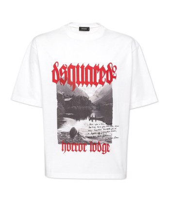 DSQUARED2 - Tee Shirt blanc "Horror" offre 