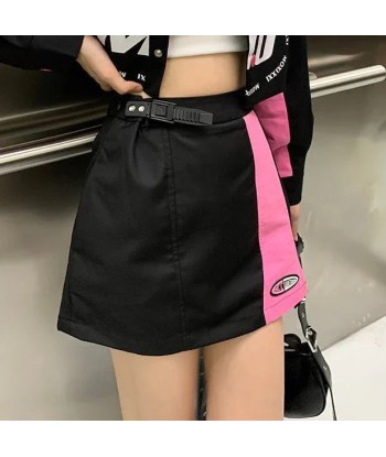 Two-piece set with jacket and skirt in black & pink est présent 