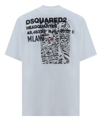 DSQUARED2 - Tee-shirt à imprimé blanc 2 - 3 jours ouvrés.