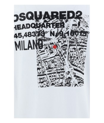 DSQUARED2 - Tee-shirt à imprimé blanc 2 - 3 jours ouvrés.