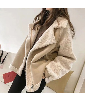 Faux Fur Jacket in Streetwear Style for Women les ctes