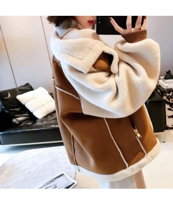 Faux Fur Jacket in Streetwear Style for Women les ctes