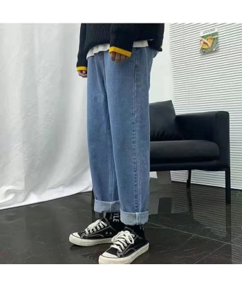 Y2K Vintage Wash Wide Jeans with Trendy Pockets les muscles