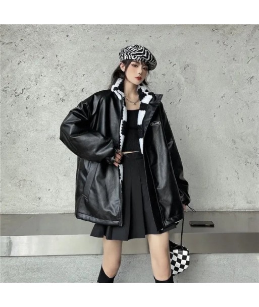 Reversible Y2K Jacket in Checkered Pattern – Trendy E-Girl Style Comment ça marche