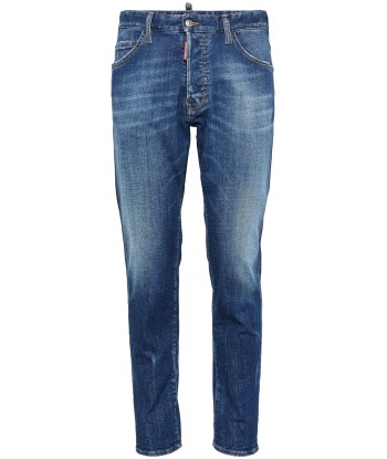 DSQUARED2 - Jean à coupe skinny bleu de la marque