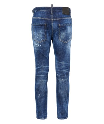 DSQUARED2 - Jean Skinny à effet usé Profitez des Offres !