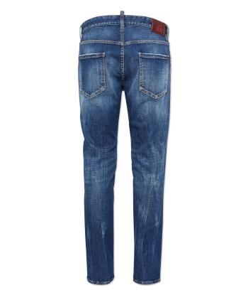 DSQUARED2 - Jean à coupe skinny bleu de la marque