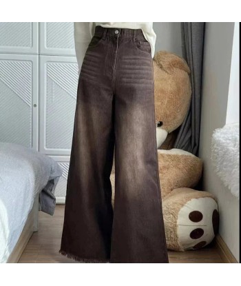 Women's Wide-Leg Jeans with Low Waist in Grunge Style vous aussi creer 