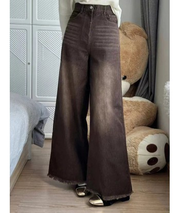 Women's Wide-Leg Jeans with Low Waist in Grunge Style vous aussi creer 