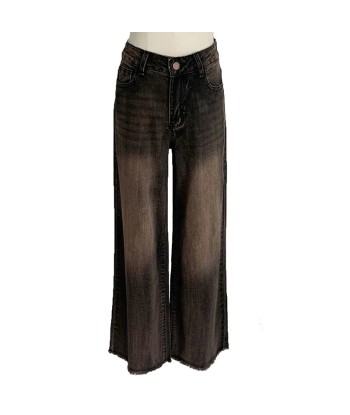 Women's Wide-Leg Jeans with Low Waist in Grunge Style vous aussi creer 