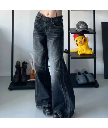 Oversize Grunge Jeans in Black for Women livraison et retour toujours gratuits