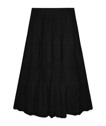 Gothic Frill Skirt in Black Stylish Layered Look Découvrez la collection