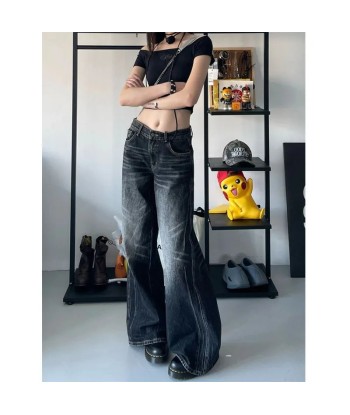 Oversize Grunge Jeans in Black for Women livraison et retour toujours gratuits