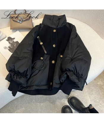 Gothic-Ladies-Winter-Jacket Black Padded est présent 