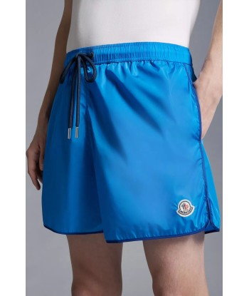 Moncler - maillot de bain bleu sur le site 