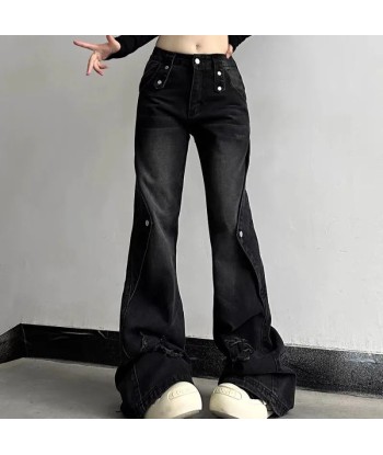 Vintage Aesthetic Baggy Jeans Denim Pants in Y2K Style pas cher 