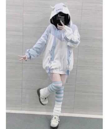 Magical Fairycore Hoodie with Bandage Sleeves for E-Girl s'inspire de l'anatomie humaine