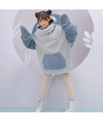 Cozy Shark Hoodie in Softgirl Style – Oversized and Trendy prix