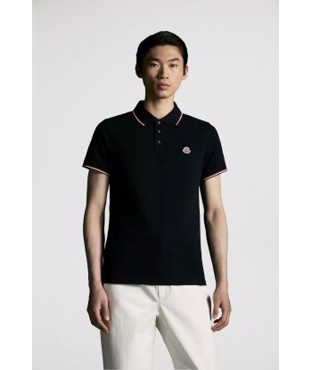 MONCLER - Polo noir Venez acheter