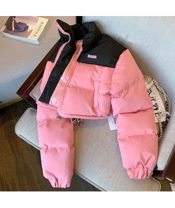 Y2K Women's Short Winter Jacket in Pink – Warm & Padded for 2023 50% de réduction en Octobre 2024