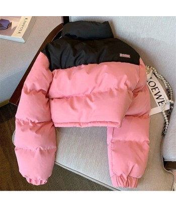 Y2K Women's Short Winter Jacket in Pink – Warm & Padded for 2023 50% de réduction en Octobre 2024