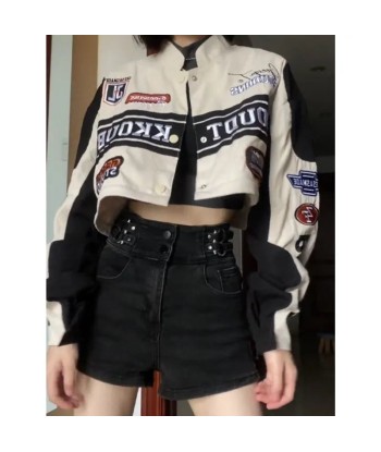 Motorcycle jacket Y2K American Vintage Spicy Girls chez Cornerstreet bien 