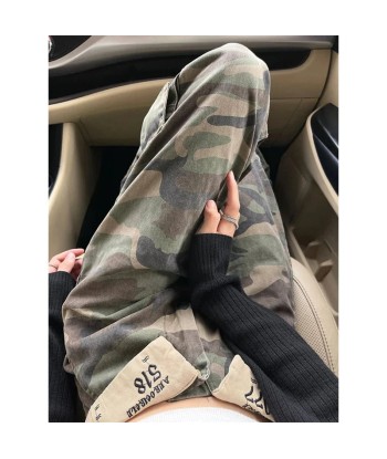 Cargo pants oversize Camouflage Y2K france