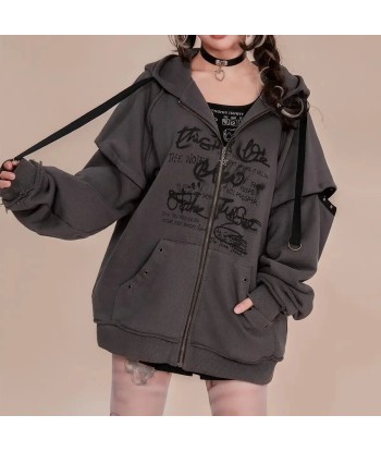 Hoodies egirl with cat ears and cozy style en stock