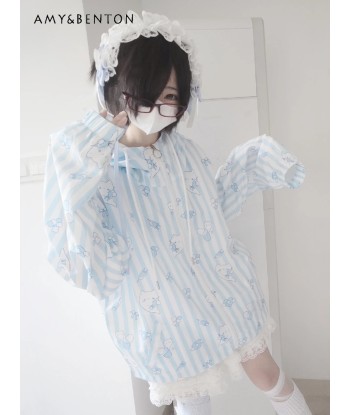 Kawaii watercolor Japanese hooded cloak sur le site 