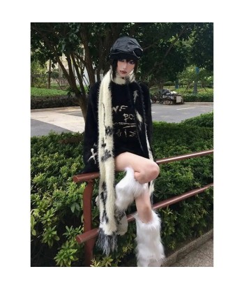 Unisex Gothic Pullover in Kawaii Style Fluffy Knit Sweater store