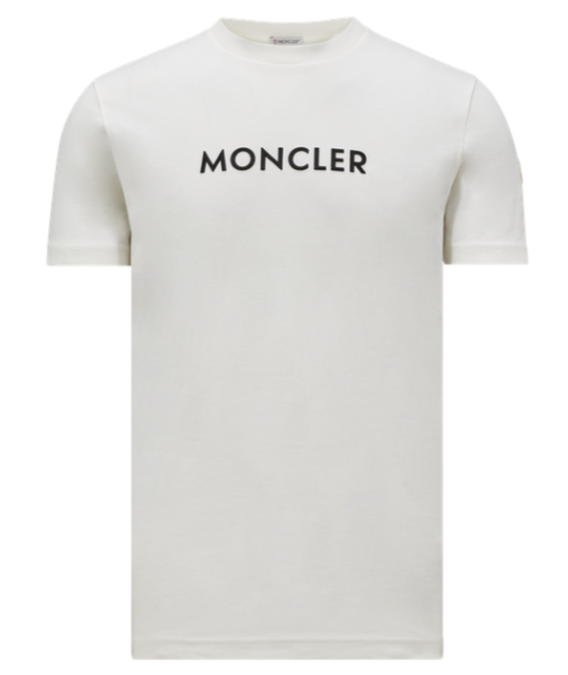 MONCLER - T-SHIRT À LOGO CAOUTCHOUTÉ destockage