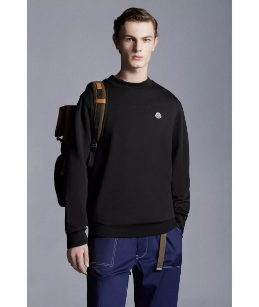 MONCLER - Crewneck classique noir de France