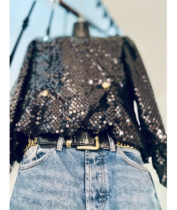 Veste croisée à sequins votre