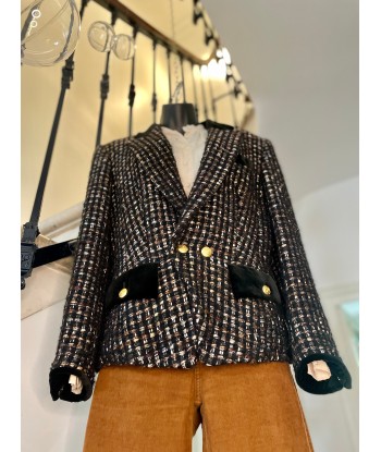 Veste / Blazer façon tweed irisé Profitez des Offres !