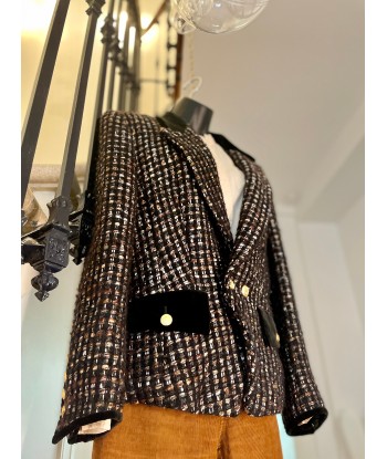 Veste / Blazer façon tweed irisé Profitez des Offres !