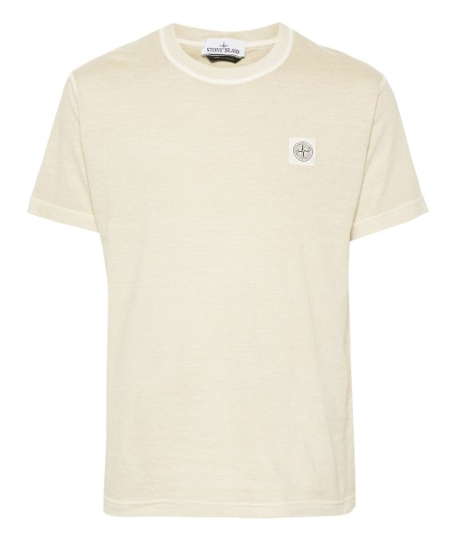 Stone Island - T shirt délavé beige clair Economisez 