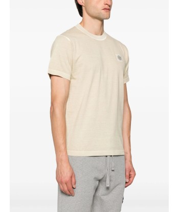 Stone Island - T shirt délavé beige clair Economisez 