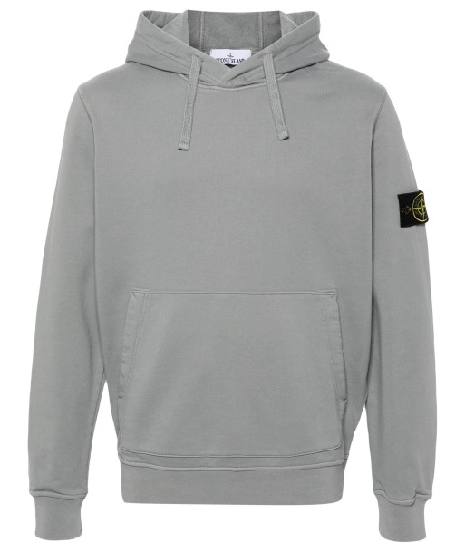 STONE ISLAND - Sweat a capuche Gris Les magasins à Paris et en Île-de-France