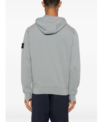 STONE ISLAND - Sweat a capuche Gris Les magasins à Paris et en Île-de-France